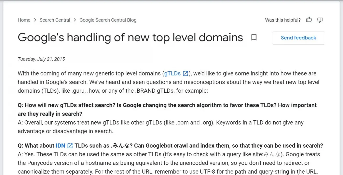 choose domain name